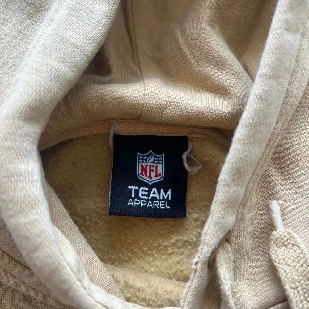 Nfl Men's Tan and Yellow Hoodie - Picture 3 of 5